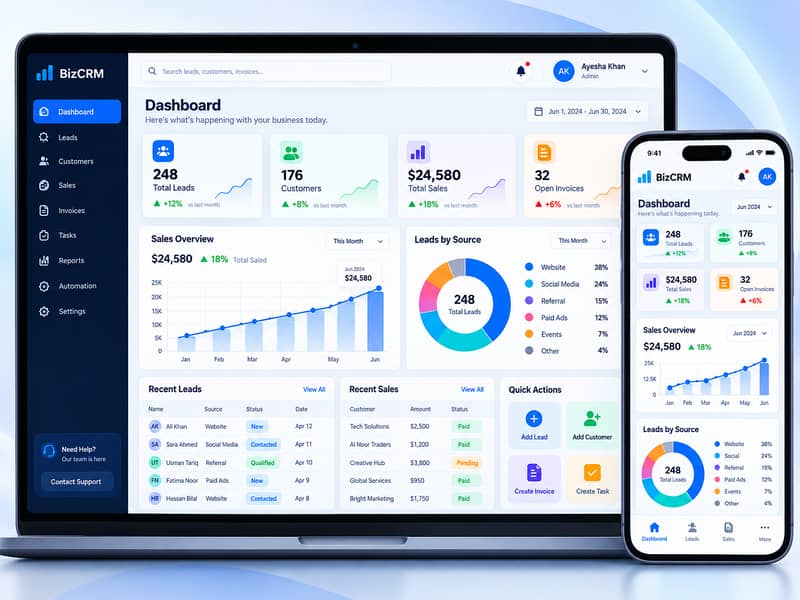 Custom CRM Development | Business Management Software | Web Developer 3