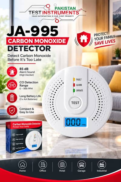 JA-995 Carbon Monoxide Detector In Pakistan
