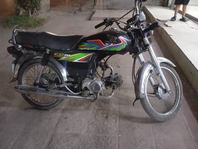 Honda CD 70 2021 model like new