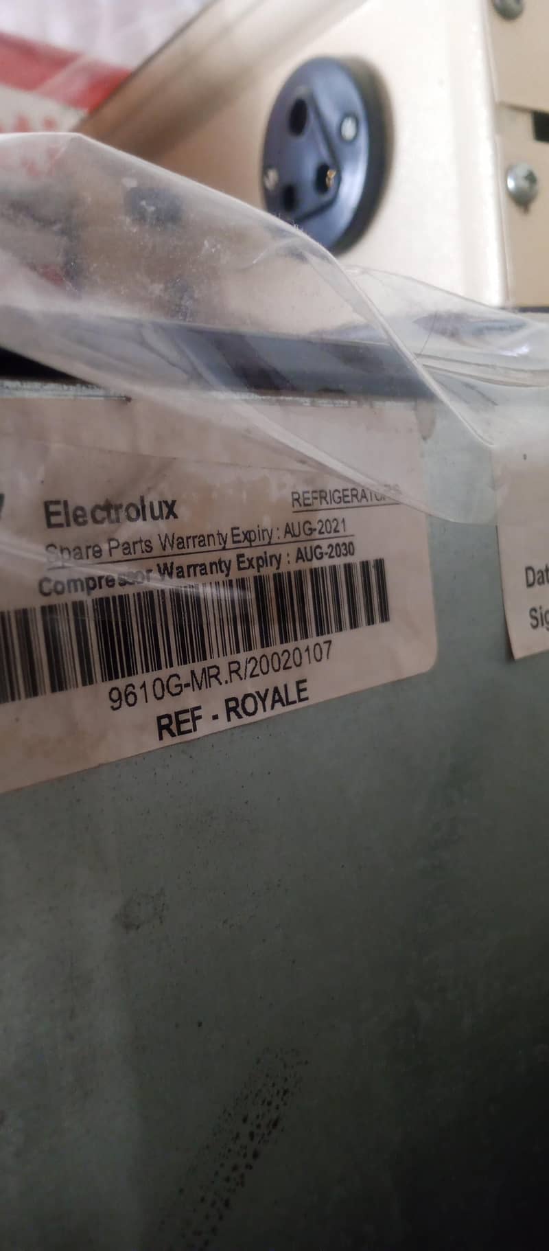 Electrolux fridge 3