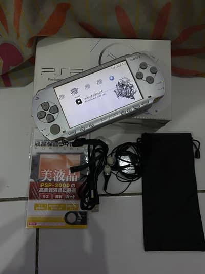 Silver PSP 64Gb Fully Working|Delivery Available All Over Pakistan