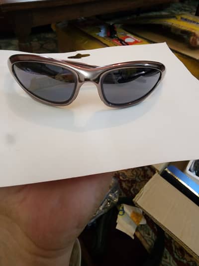 OAKLEY SCAR FMJ SILVER W/G30 IRIDUM VINTAGE SUNGLASSES