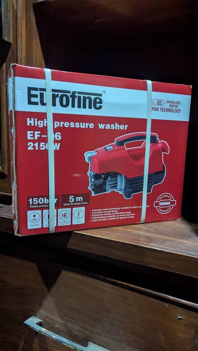 Eurofine pressure washer with full Accessories