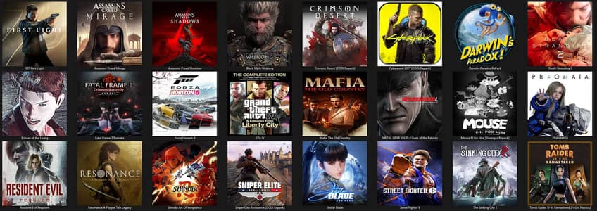 All PC games Available + On Demand Games Also Available
