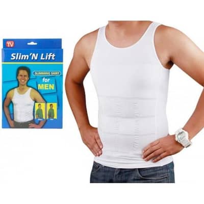 Slim N Lift Men’s Body Shaper White, Black ( Lahore Same Day Deliver )