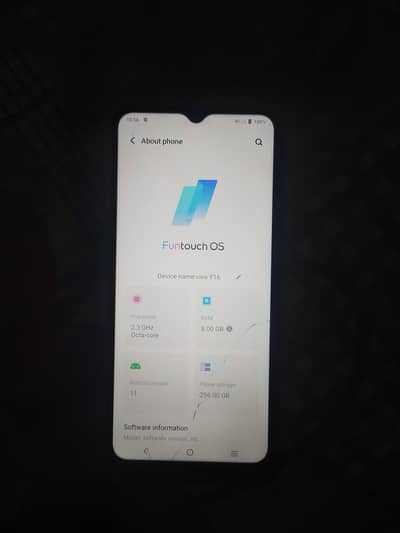 Vivo Y16 8/256 Ruff condition