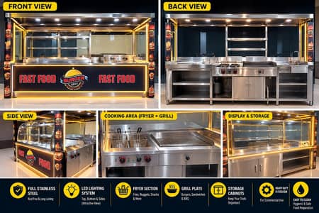 Complete Fast Food Kitchen Setup & Restaurant Equipment for Sale