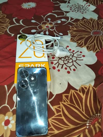 Tecno Spark 20C 8/128 with box and charger