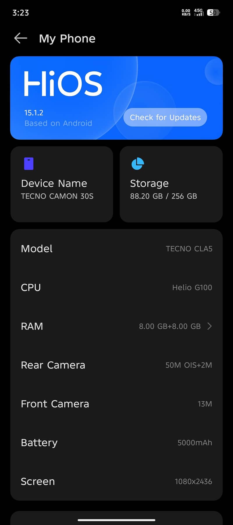 Tecno CAMON 30S 4