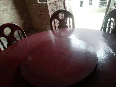 Dinning table with 6 chairs