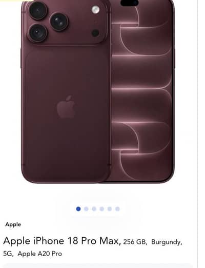 Apple iPhone 18 Pro Max