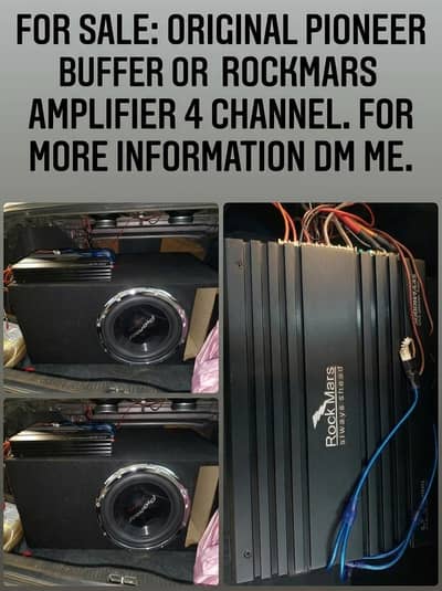 Orginal Pioneer Buffer Rockmars Amplifier