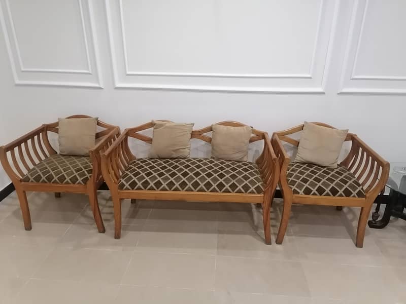*Sofa Set|Sofa|Wooden Sofa|Sofa Set 2+1+1* 0