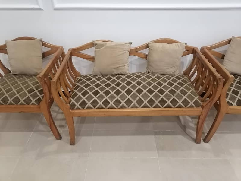 *Sofa Set|Sofa|Wooden Sofa|Sofa Set 2+1+1* 3