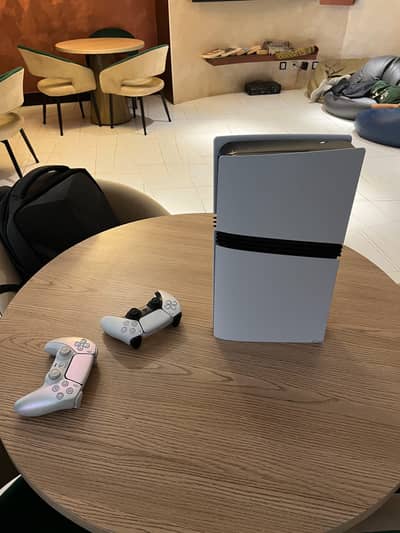 PS5 pro with 2 controllers
