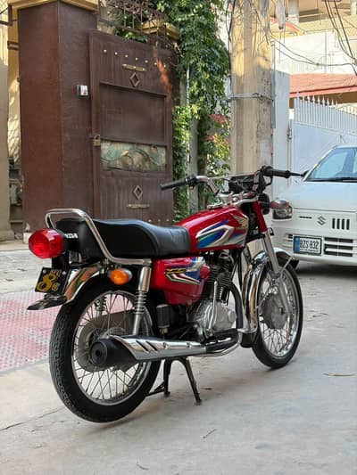 Honda 125 2022 Islamabad registration