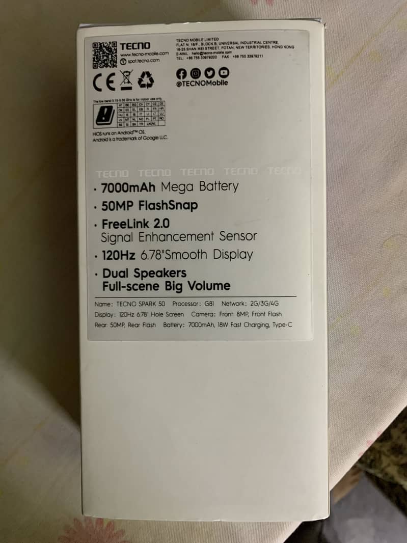 Techno spark 50 4