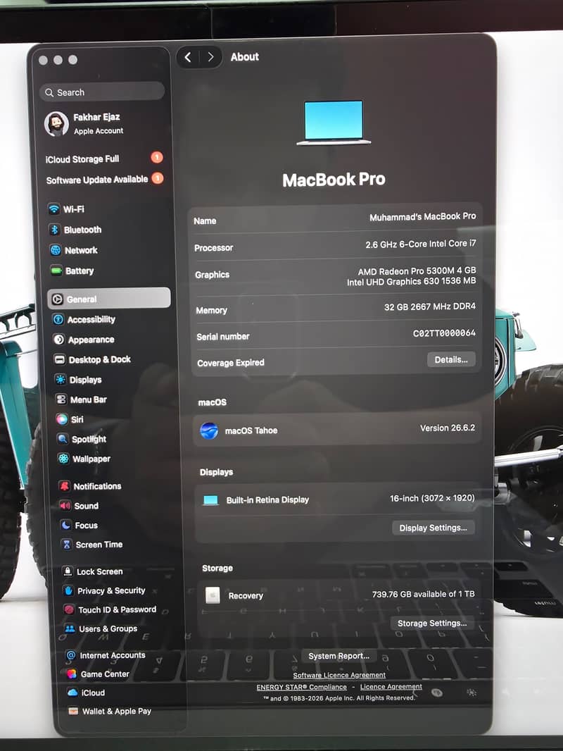 Macbook Pro 2019 2