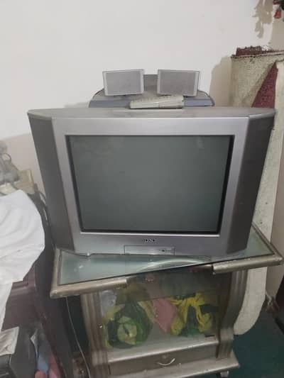 sony wega with tv trolley