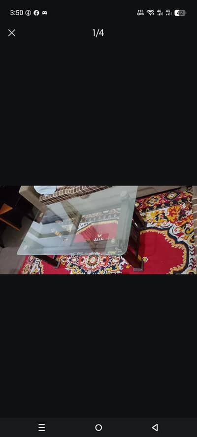 Beautiful wooden center table