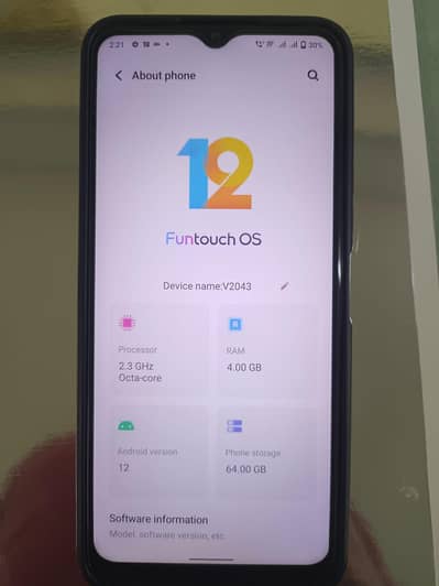 Vivo Y20 4gb 64gb exchange with good set