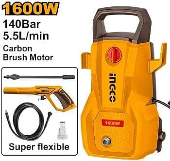 Super INGCO industrial High Pressure Car Washer Jet - 140 Bar Copper