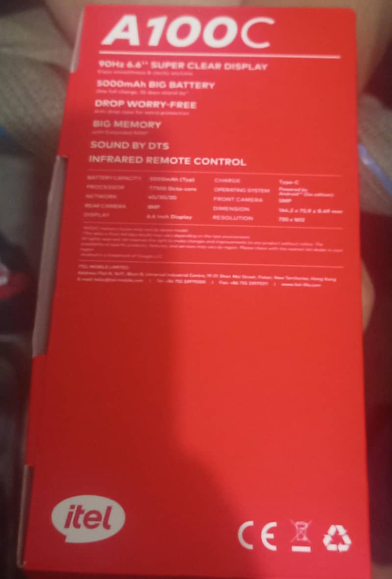 Itel A100c 1