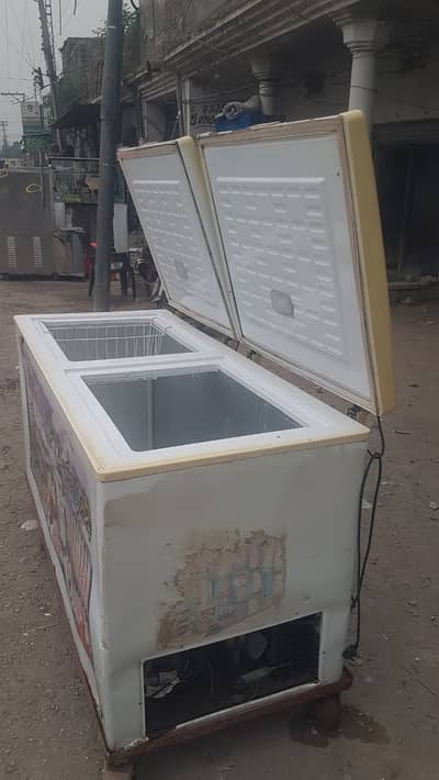 Medium Size Deep Freezer - Used - Good Condition - Double Door