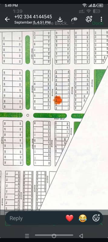 Ten marla Plot available for sale in dimond city Eacative block
