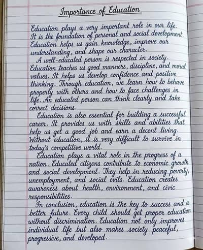 HANDWRITTEN ASSIGNMENTS