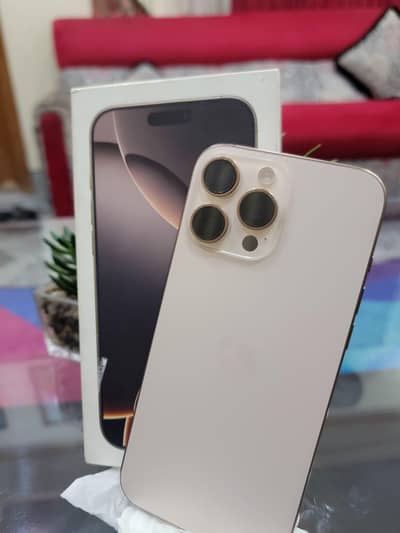 iPhone 16 Pro Max — Golden  | 10/10 Condition