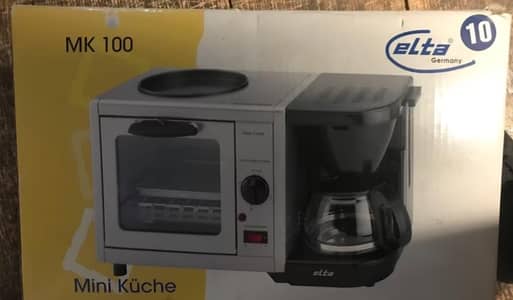 ELTA(German) MK-100 Mini Küche,3 in 1,Oven+ Coffee maker+warming plate