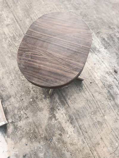 2 side wooden table