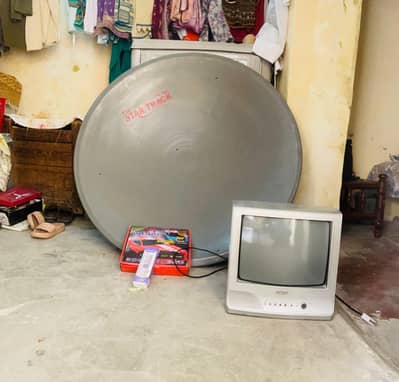 TV and dish  only on 6999