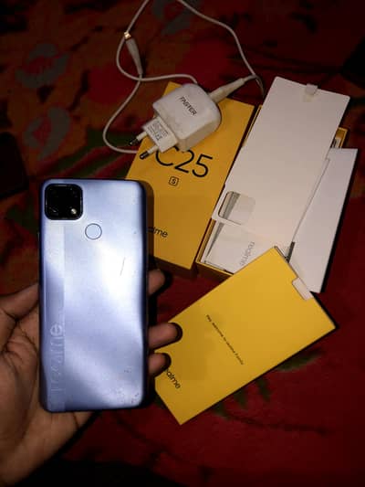 Realme C25s Glass Crack 4/128GB PTA Approved Completed Saman