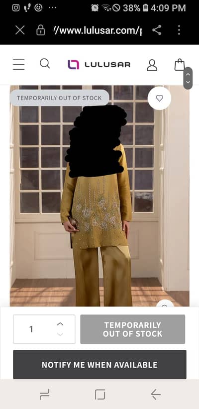 3 piece dress. Bought it from lulusar this year on Eid.
