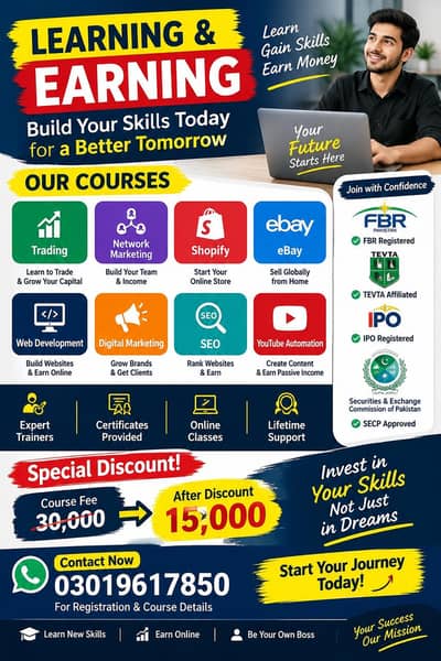 E Commerce and office based Work