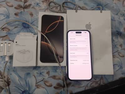 Apple iPhone 16 Pro Max 512 GB 93 Health Non PTA Scratch less