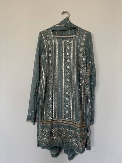 Fancy eastern 3 piece suit.