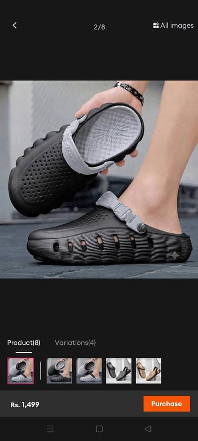 Men Casual Clogs Shoes | Comfortable Slip On | Sizes 7-10