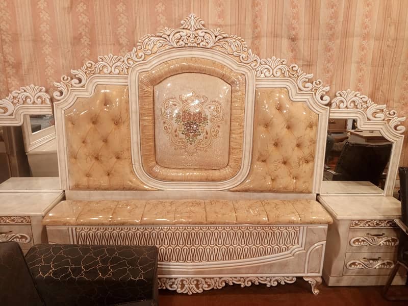 Double bed sidetable dressing 0