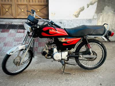 70cc bike self start bike