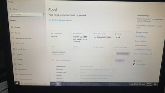 Hp laptop Good condition