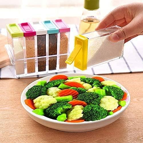 6Pcs/Set Kitchen Spice Jar