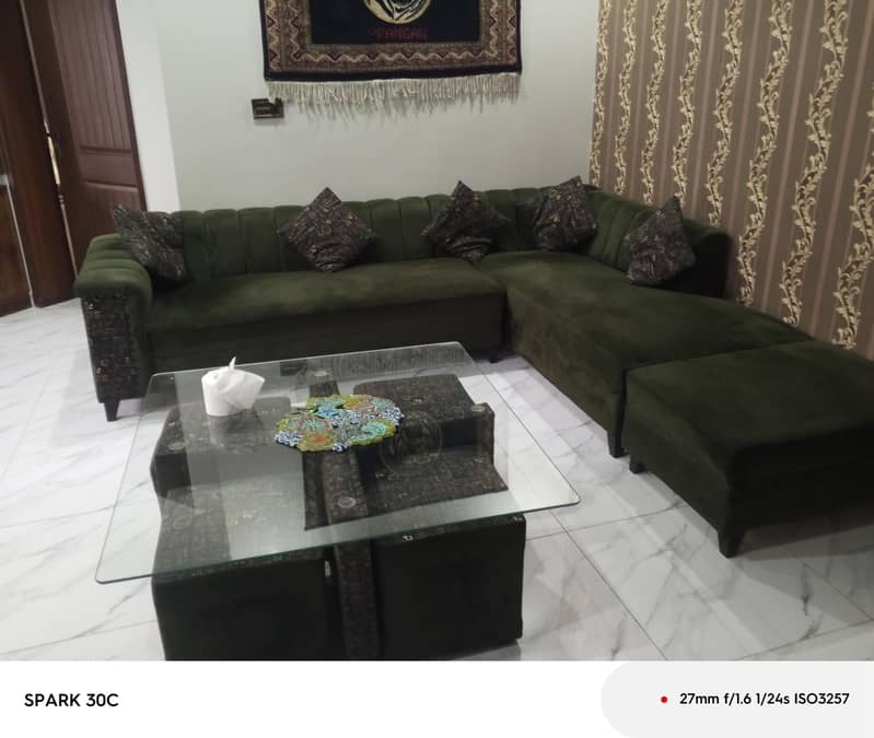L shape Sofa set 1