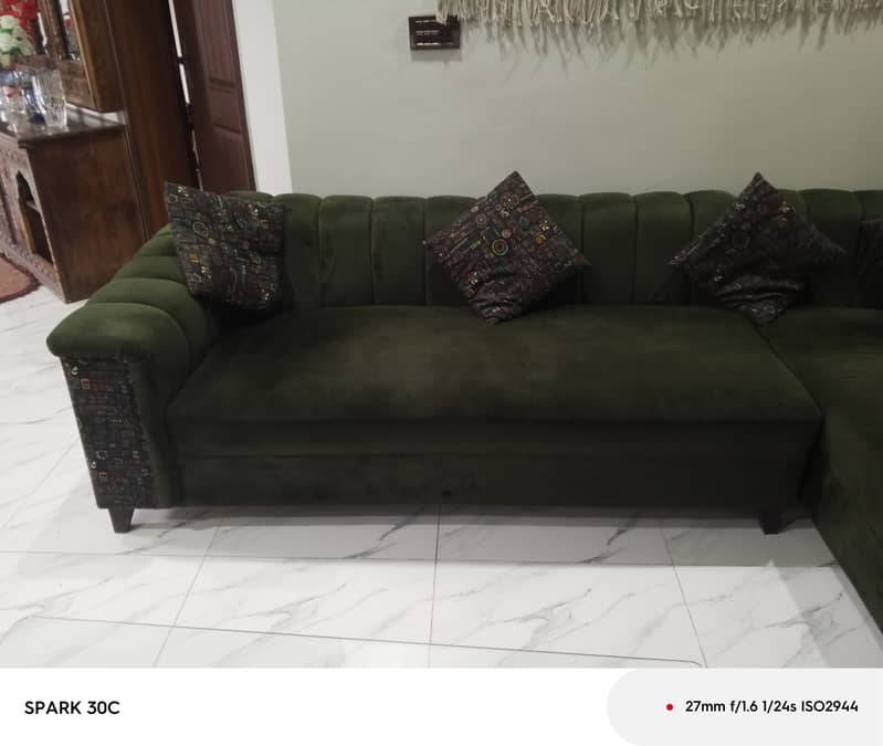 L shape Sofa set 5