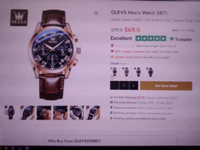 OLEVS. Men's watch 2871