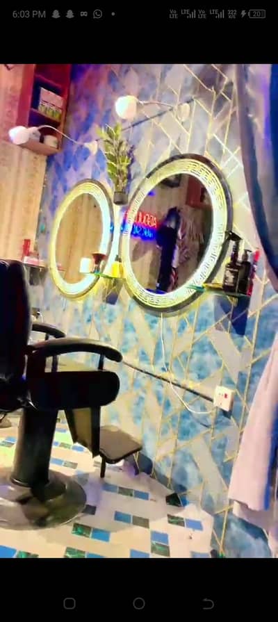 Hair saloon sale new setup
