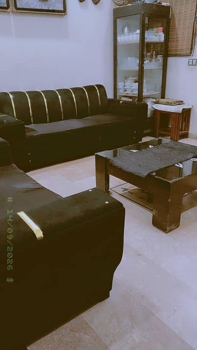 sofa set black velvet