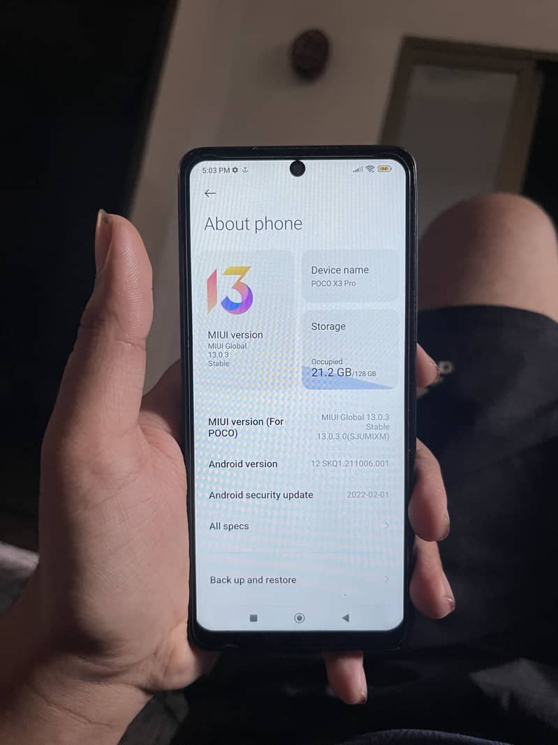 Poco x3 pro 3